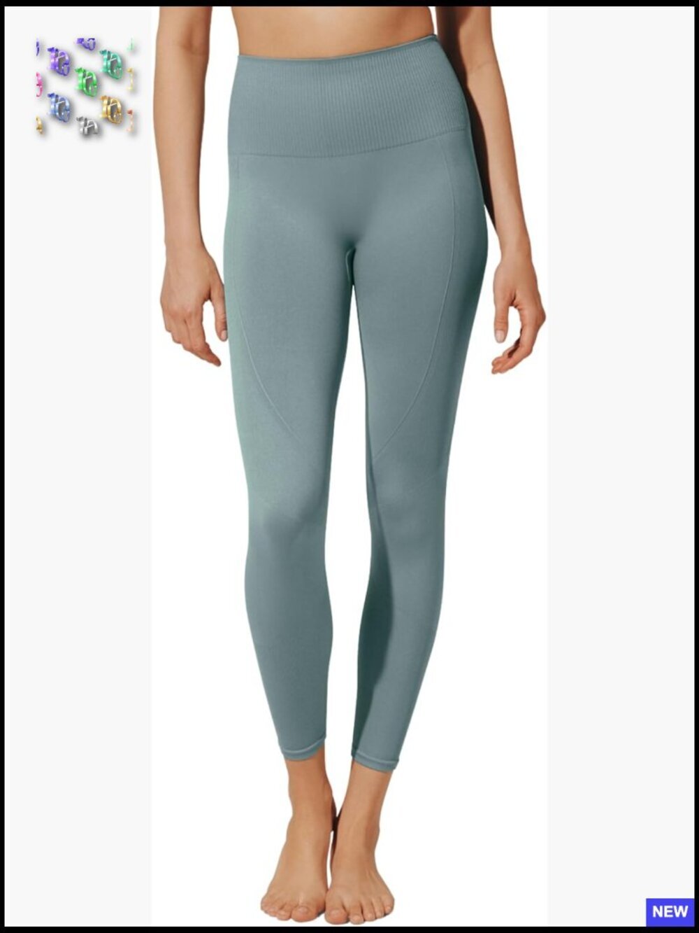 Seamless Compression Legging High Rise Activewear for Gym Yoga Pilates Running